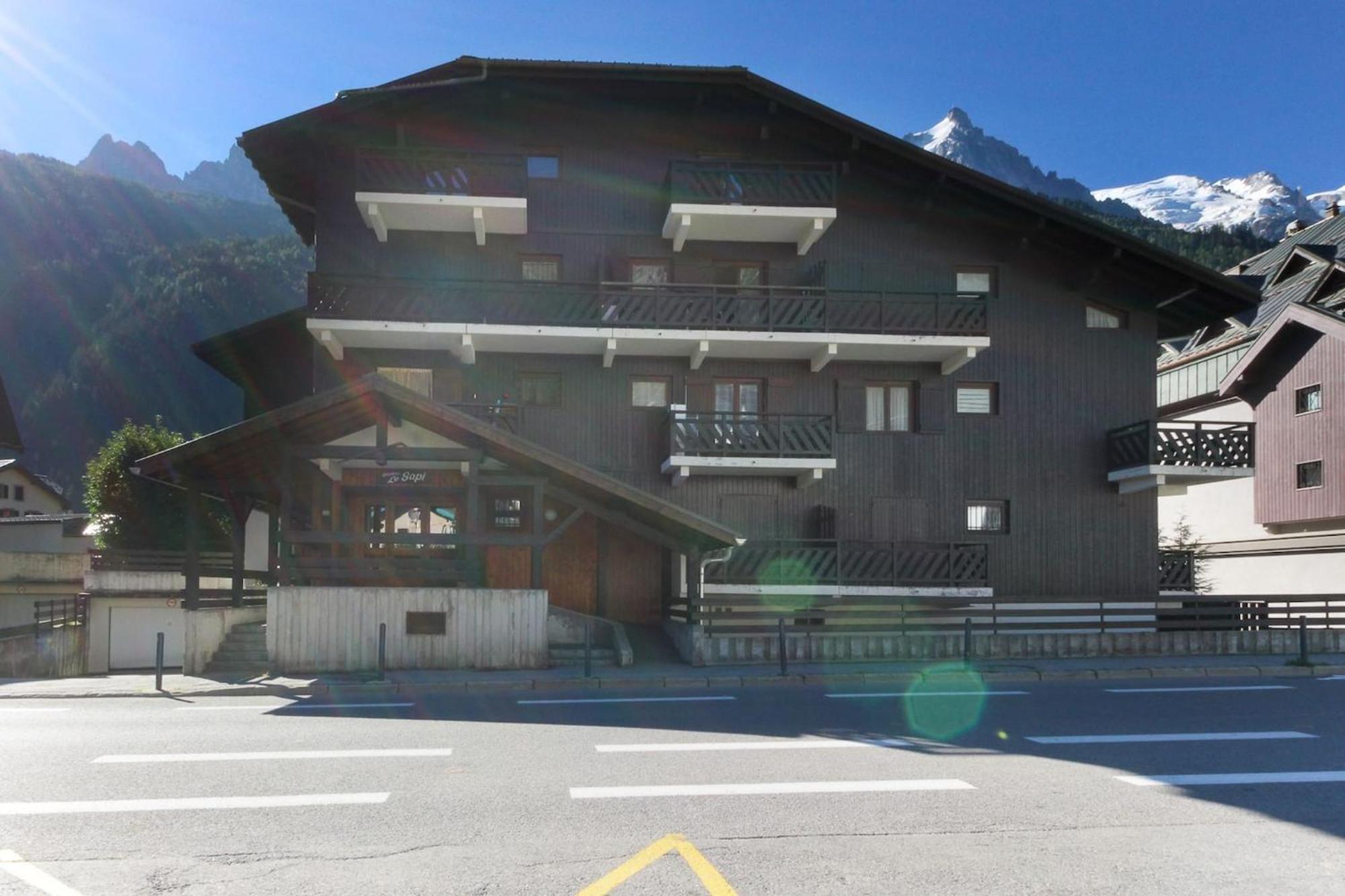Ferienwohnung Chemin Du Sapi - Private Garden - Center Of Cham - Montblanc Views Chamonix Exterior foto